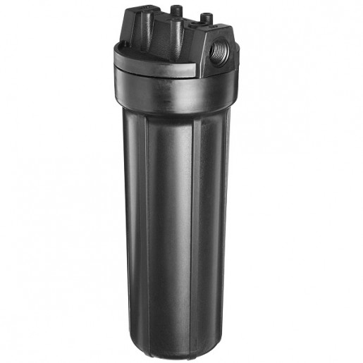 Фильтр для горячей воды Pentek (Pentair) Slim Black 1/2 #10, магистральный корпус, slim колба 10 дюймов, резьба 1/2 дюйма