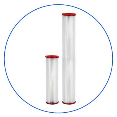 Картридж фильтра для горячей воды Aquafilter FCHOT 3 L, 20-ти дюймовый, 5 мкм, гофрированный полиэстер