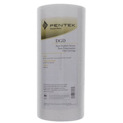 Картридж фильтра для воды Pentek DGD 5005, 10-ти дюймовый 10 Big Blue, 50/5 мкм, полипропиленовое волокно