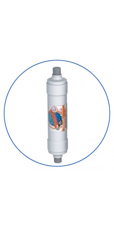 Постфильтр Aquafilter AICRO 3 QM для обратного осмоса, Картридж фильтра для воды, гранулированный активированный уголь