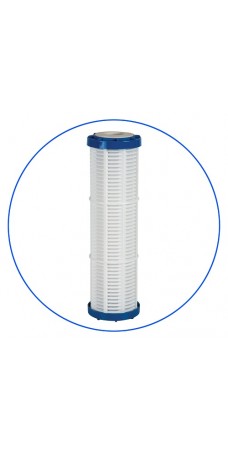 Картридж фильтра для воды Aquafilter FCPNN 50 M, 10-ти дюймовый, 50 мкм, полипропилен, нейлоновая сетка