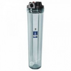 Фильтр для воды Aquafilter FHPRC L, Магистральный корпус прозрачный, Slim колба 20 дюймов, резьба 3/4 дюйма