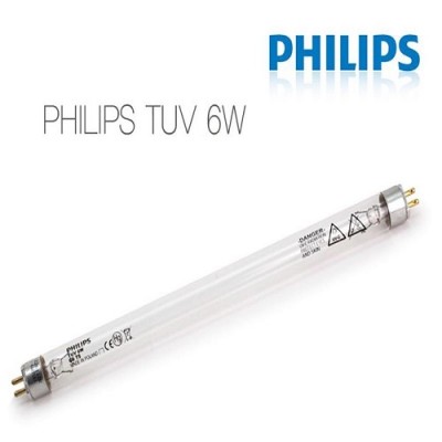 Ультрафиолетовая лампа Philips TUV 6W, УФ лампа для бытового осмоса, фильтра, ресурс 10000 часов