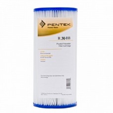 Картридж фильтра для воды Pentek R 30 BB, 10-ти дюймовый 10 Big Blue, 30 мкм, гофрированный полиэстер